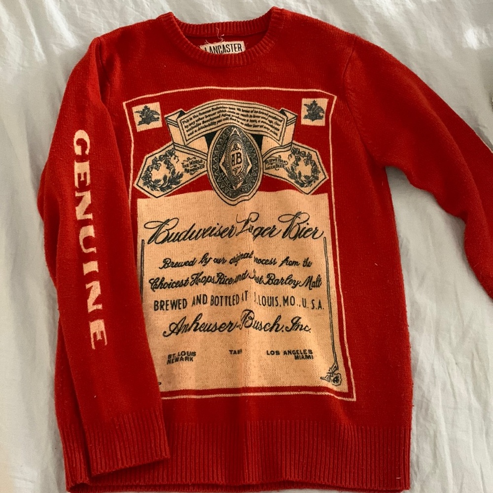 Budweiser sweater